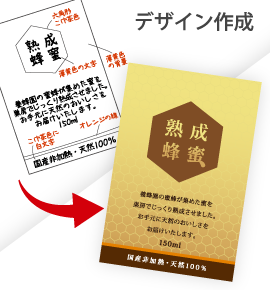 デザイン作成でオリジナルシール印刷