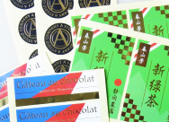 透明シール印刷
