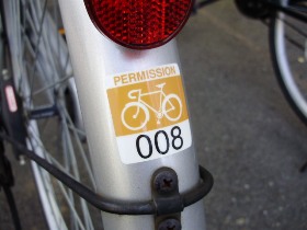 自転車シール
