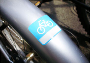 自転車シール