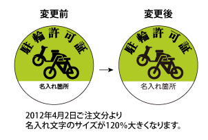 名入れ文字サイズ